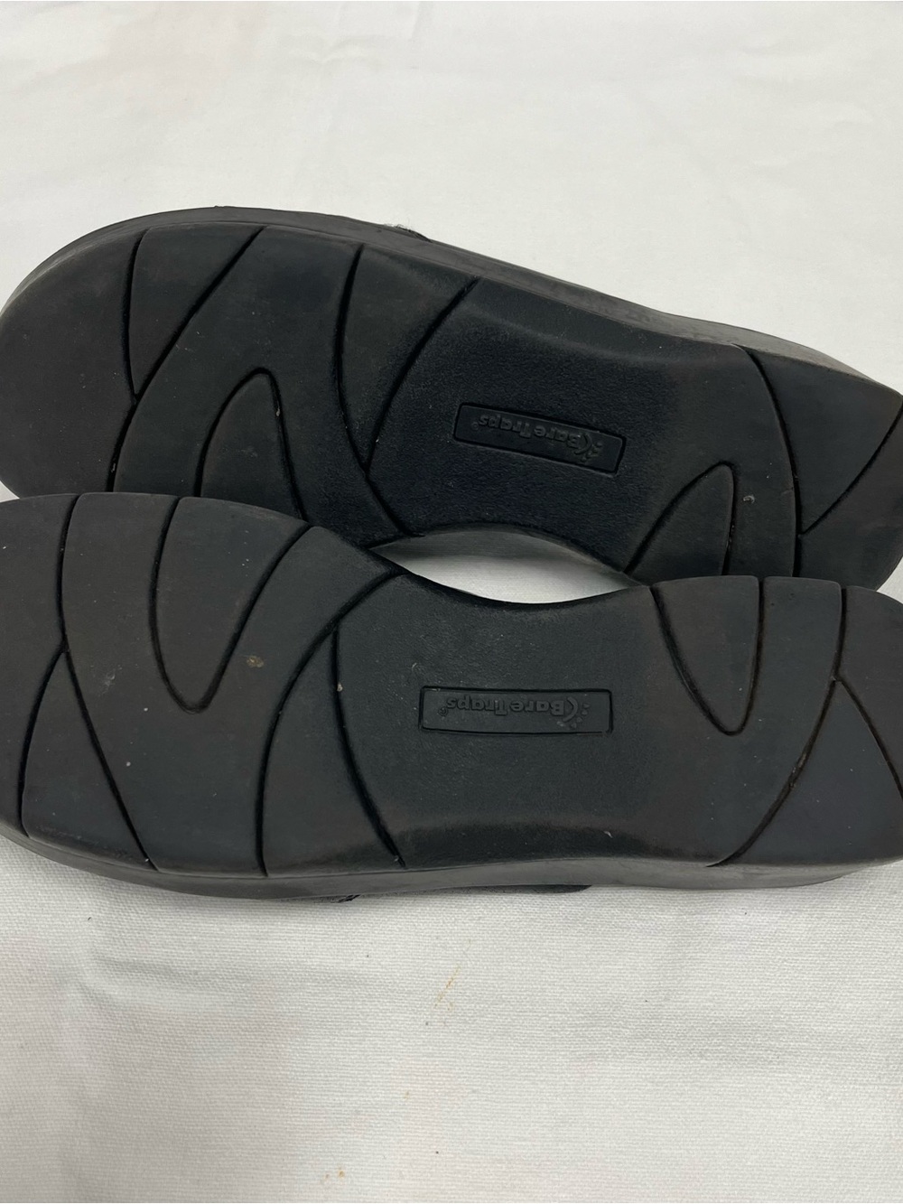 Comfort Slides for Women - Bear Trap Osage Black Leather Slip-On Sandals - Picture 4 of 4